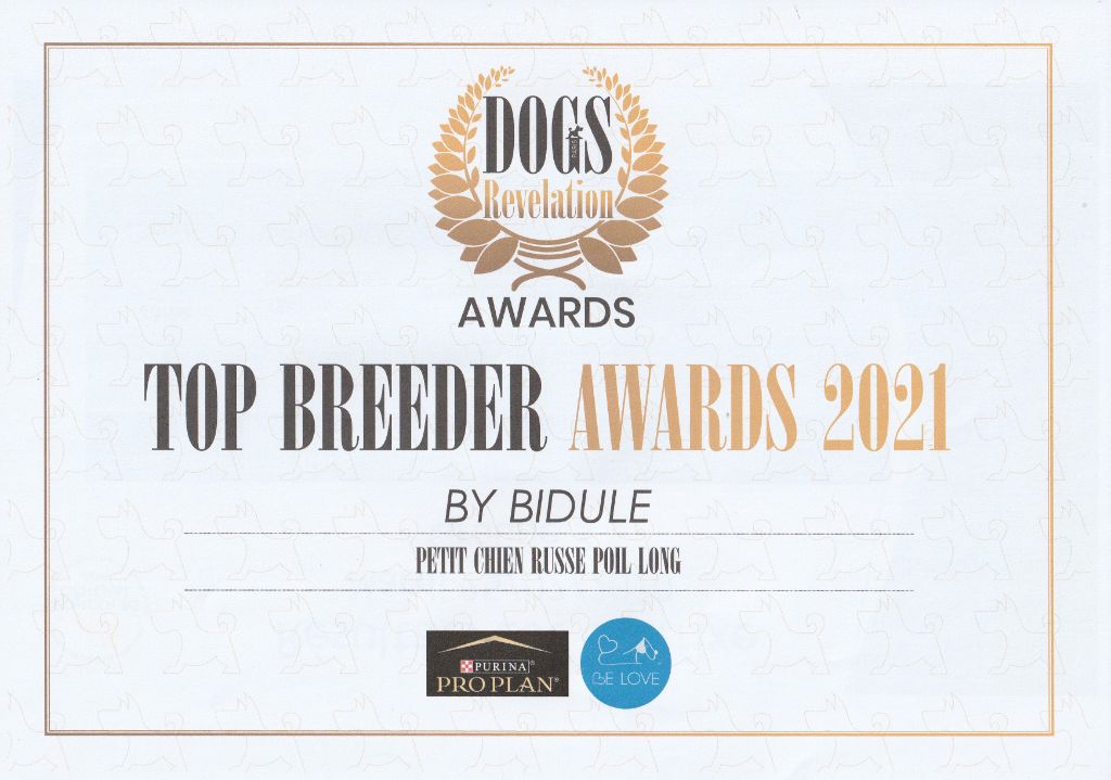 By Bidule - Top Breeder Awards 2021!!!!
